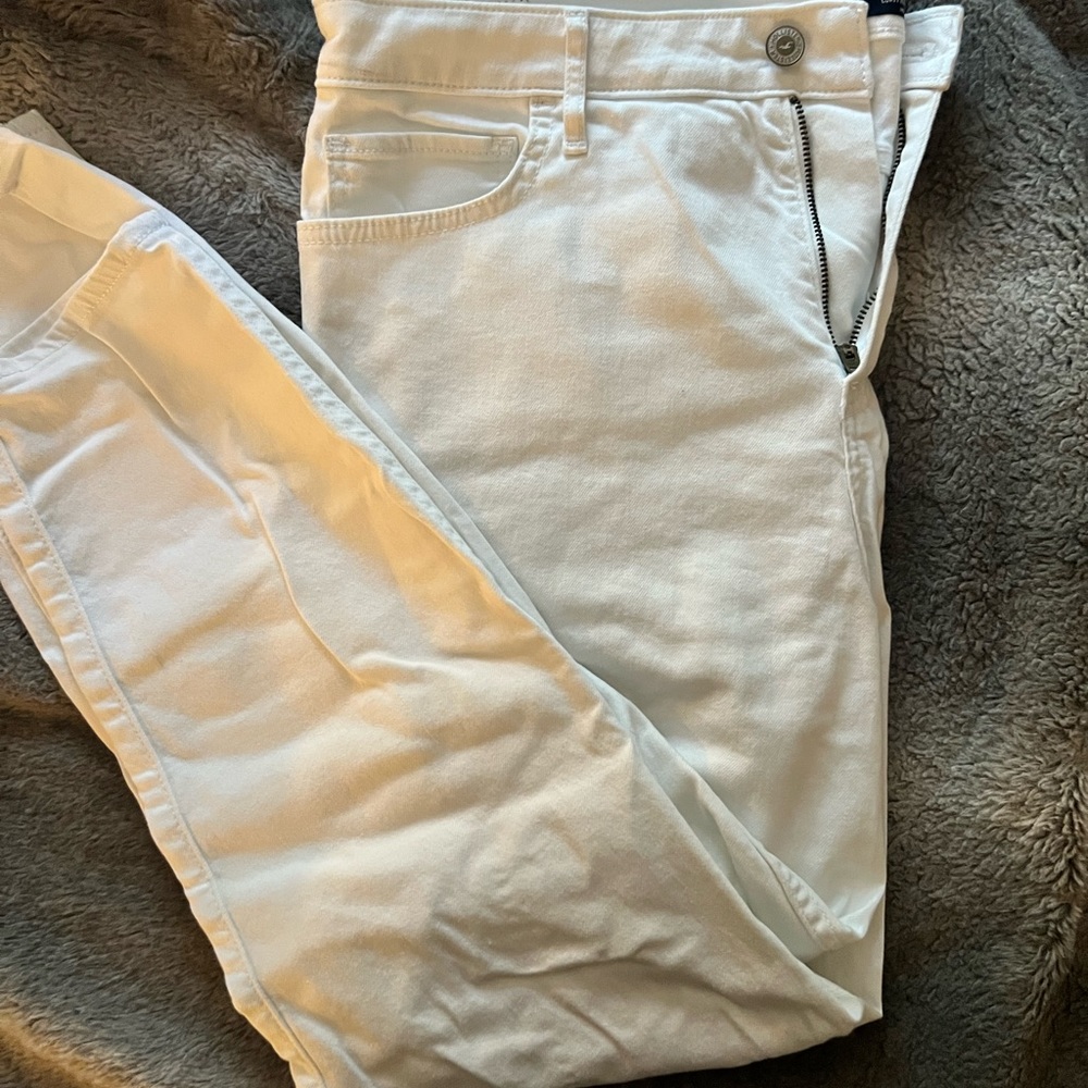 Hollister Curvy High Rise Crop Super Skinny Jeans
